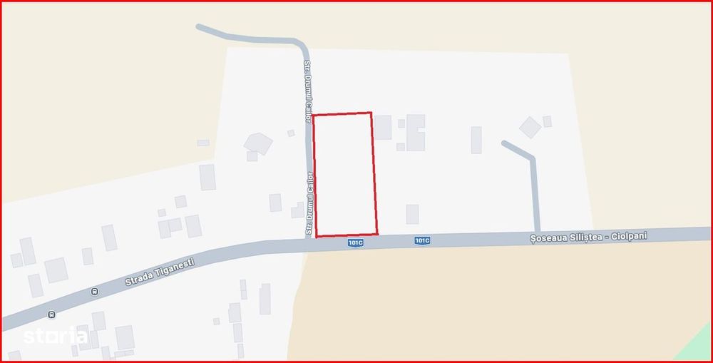 Ciolpani-Tiganesti, Teren 4.380 Mp