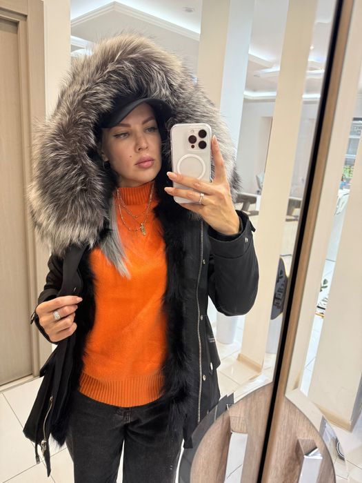 Зимняя куртка из натурального меха