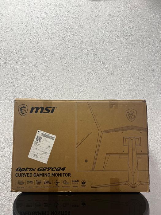 Monitor Gaming Curbat MSI G27CQ4 27”, WQHD, 165Hz