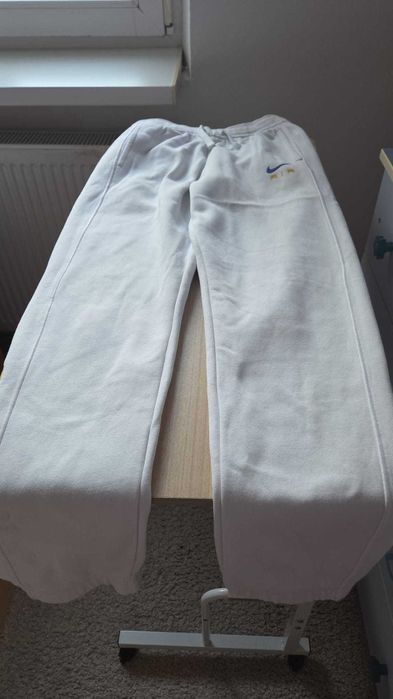 Pantalon Nike 158-170 cm, alb, bumbac, originali, i