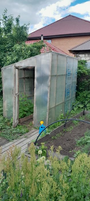 Теплица из бруса и поликарбоната