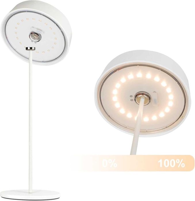 ТОП!Комплект 2 бр настолни LED лампи-димируеми, алуминиев корпус, IP54