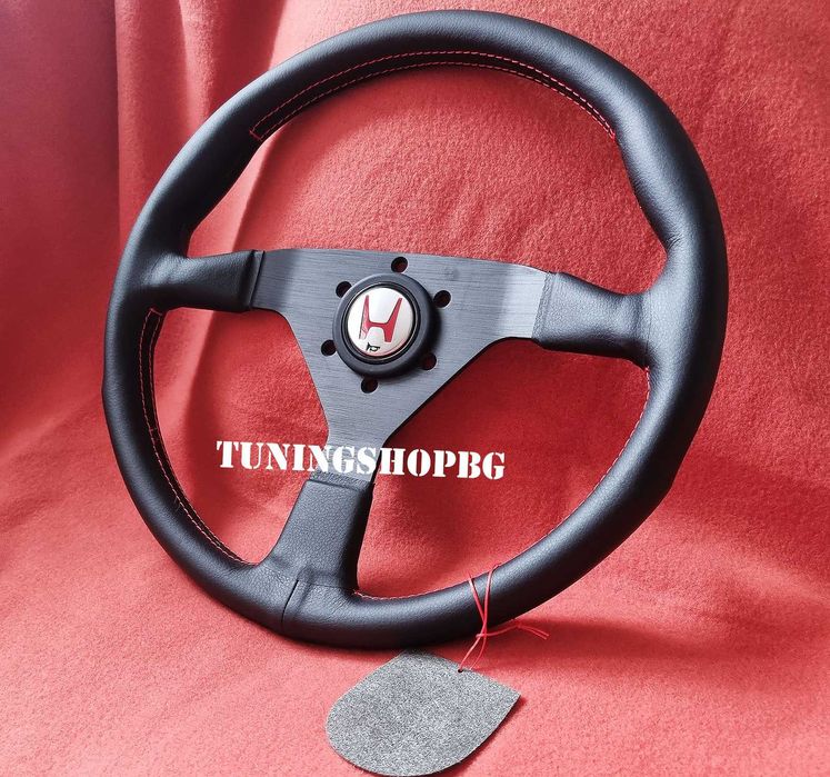 Спортен кожен волан JDM Honda Хонда 350мм