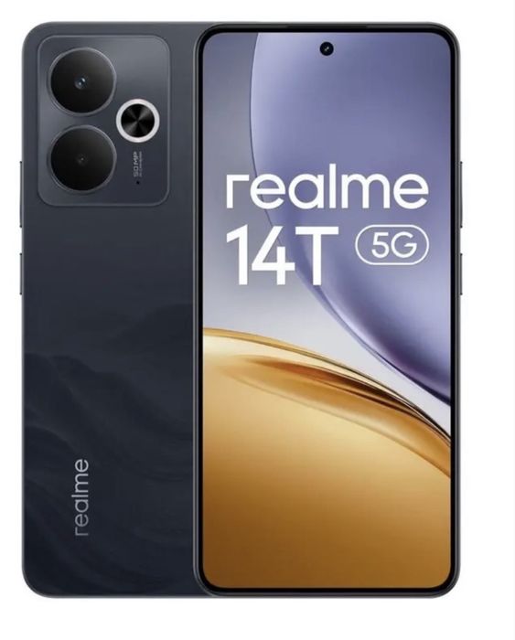 Smartphone Realme 14T, 256GB, 8GB RAM, Dual SIM, 5G, Negru
