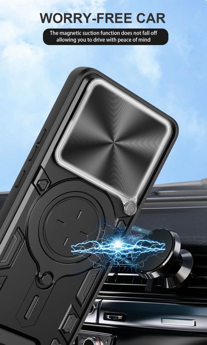 Xiaomi Redmi Note 15 Pro Pro+/ GIANT RING Удароустойчив кейс с пръстен