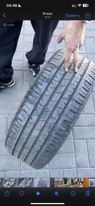 Продам шины bridgstone 225/45/18