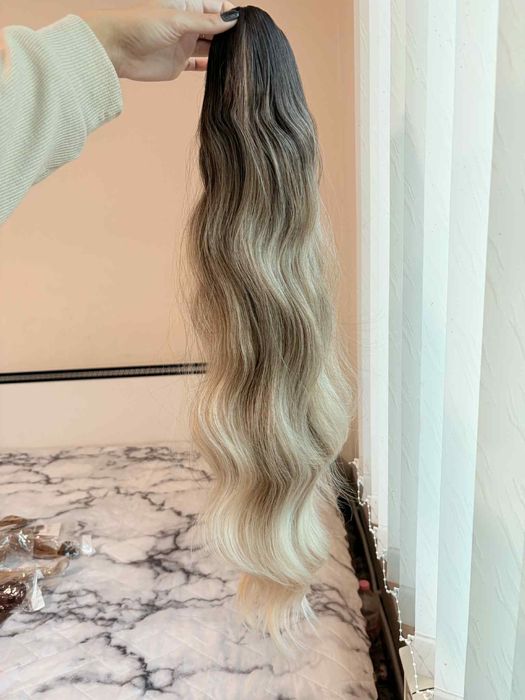 100% ест. Премиум екстеншъни 60 см – налични в богата гама от цветове