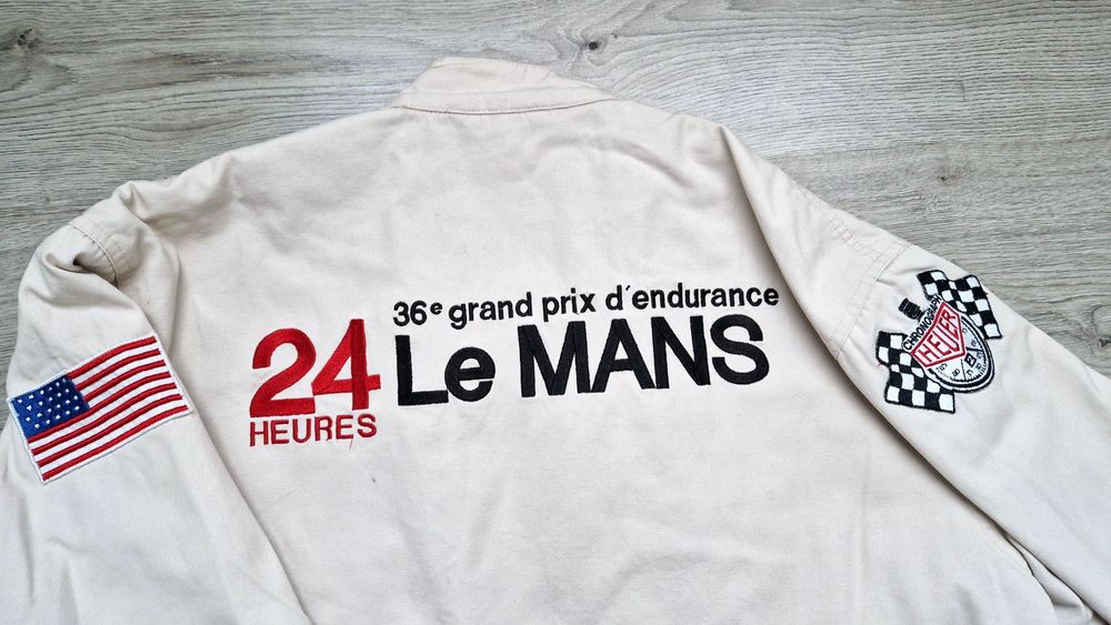 Vând geaca originală Vintage Steve McQueen Le Mans Heuer Racing Dakota