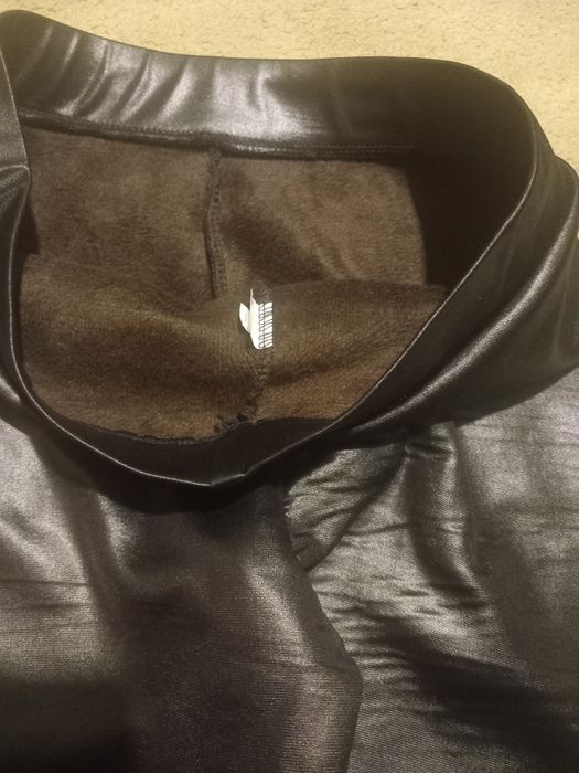 Colanti imblaniti Imitație piele M