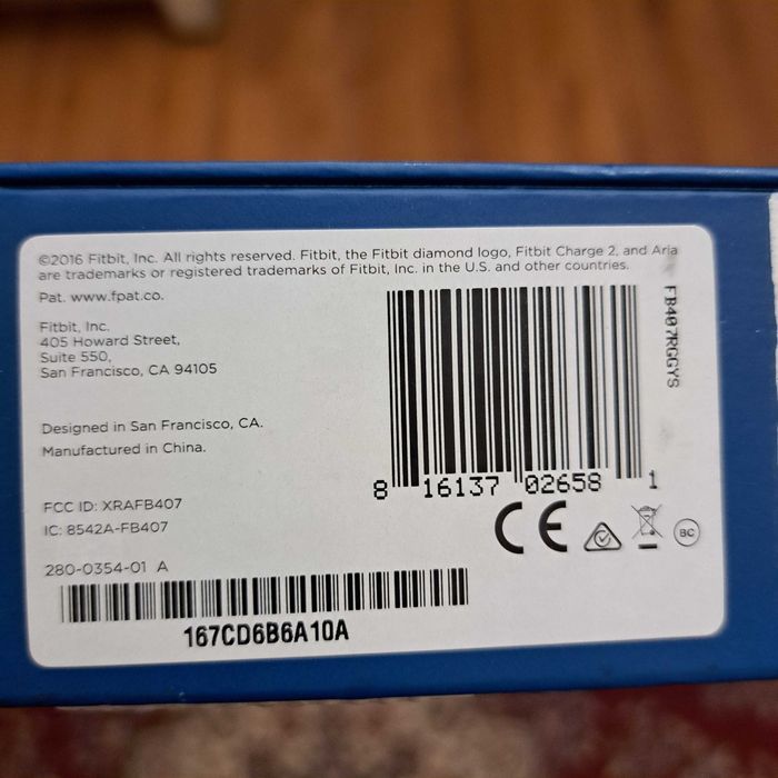 Фитнес гривни Fitbit Charge 2