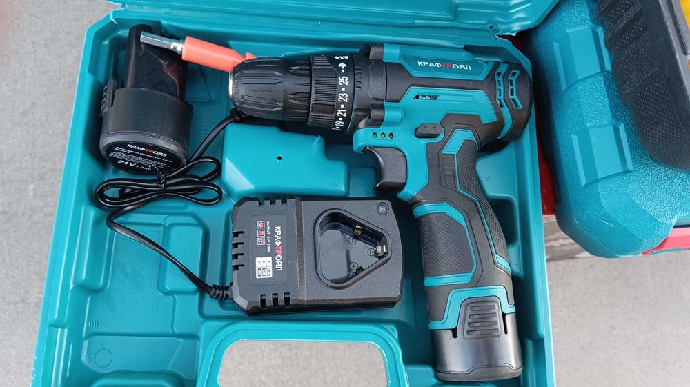 Акумулаторен Винтоверт 24V 6Ah 2 Батерии