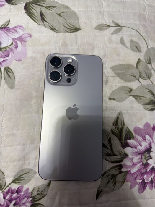 Iphone 15 pro max Silver Dual Sim