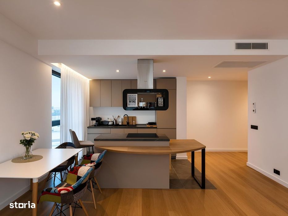 Apartament luminos cu 3 camere și terasă | One Herăstrău Towers
