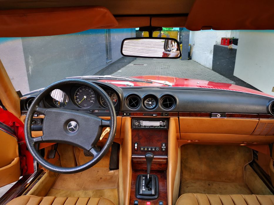 Vand Mercedes 380 SL R107 in stadiu de proiect masina trebuie revopsita si asamblata