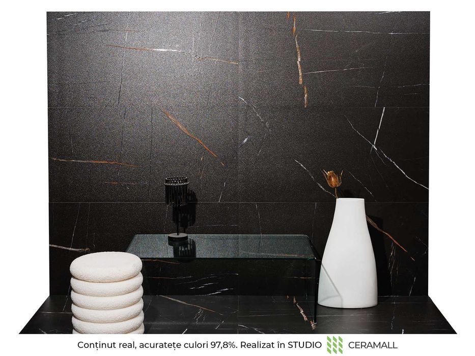 Gresie 8026 60x120 Black Gliter