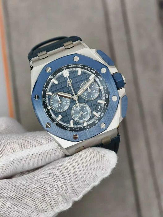 audemars piguet offshore сребристо/синьо DDF