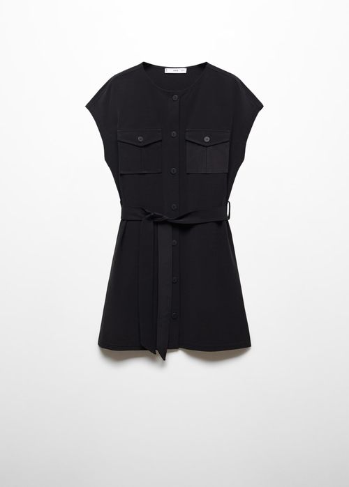 Черное платье Mango, с этикеткой