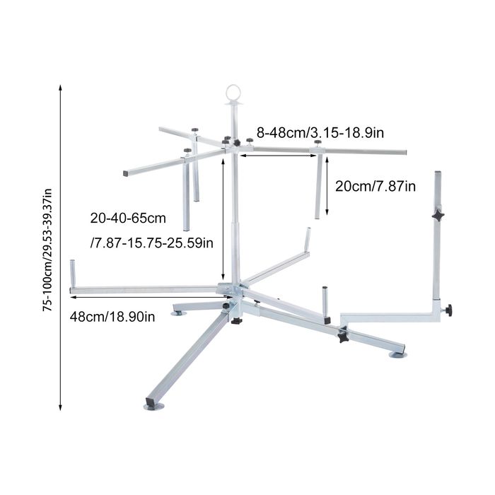 Стойка за развиване на тръби за водно подово отопление