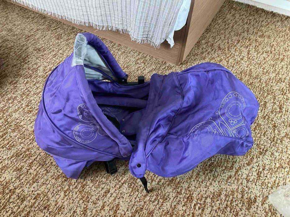 Комбинирана бебешка / детска количка Bertoni Plasma violet Butterfly