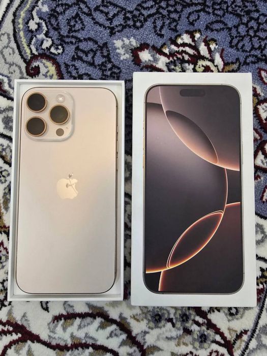 iPhone 16 pro max desert titanium