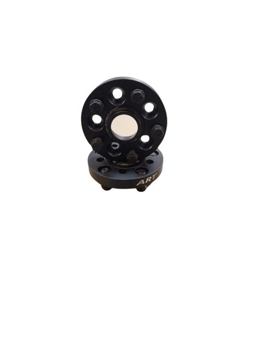 Distantiere flanse adaptoare din aluminiu forjat Grosime 22mm Negru