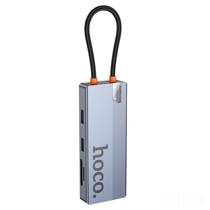 Hoco HB52 Wow 8in1 переходник HUB универсальный оригинал хаб!