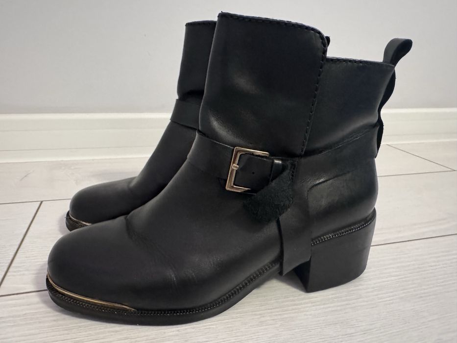 Ghete piele naturala marimea 38