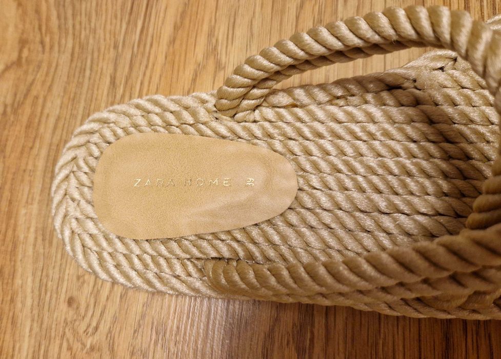 Sandale din sfoara impletita Zara Home