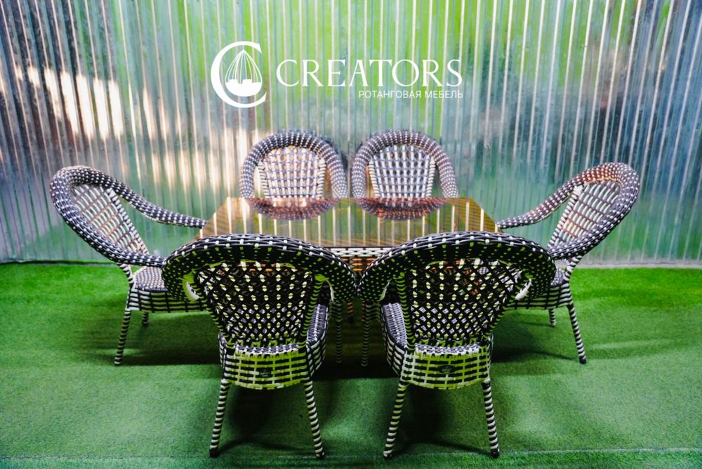 Ротанговая мебель для сада, дома, кафе, бани