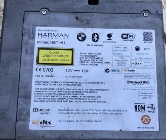 Navigatie,Display,Unitate Nbt Bmw F30