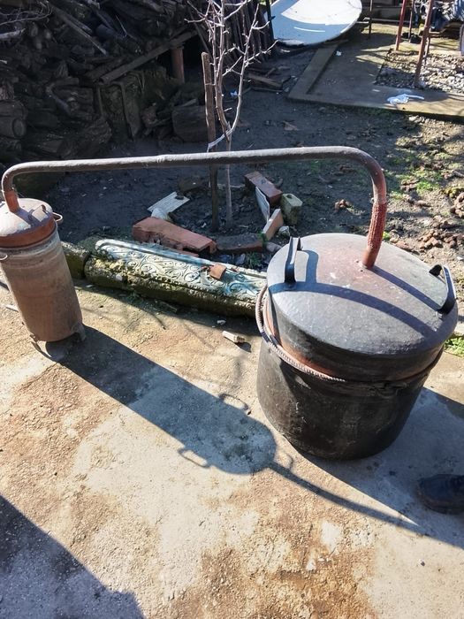 Vând un cazan de țuică de cupru de 60 l