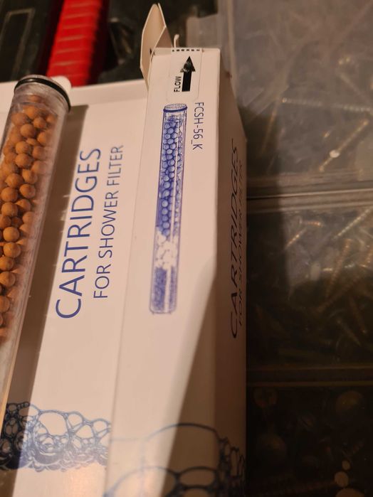 Нови 5бр. Филтърни патрони за душ слушалка Aquafilter FCSH-56