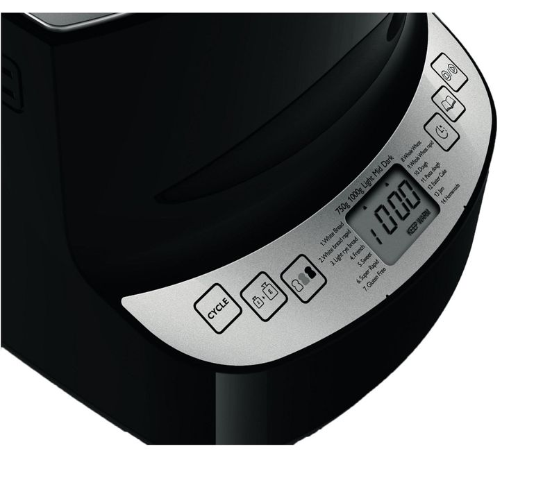 Masina de paine Philips HD9046/90, 1000 g, 14 programe, Negru