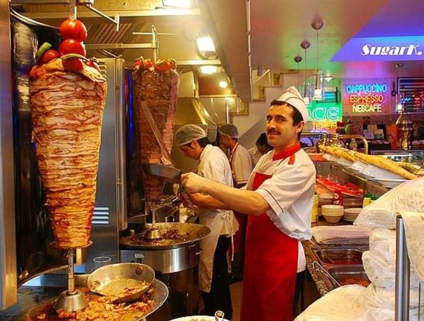 Lichidare Stoc Aparat Saorma Rotisor Kebab 3 , 4 , 5 arzatoare Gaz GPL
