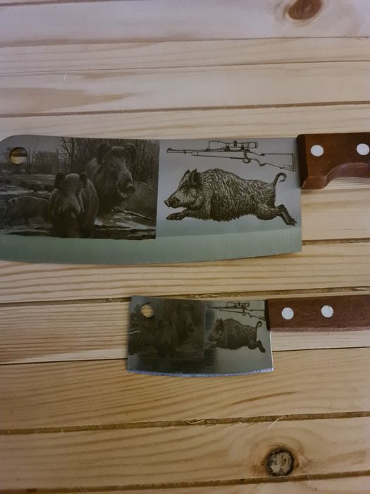 Set doua satare gravate