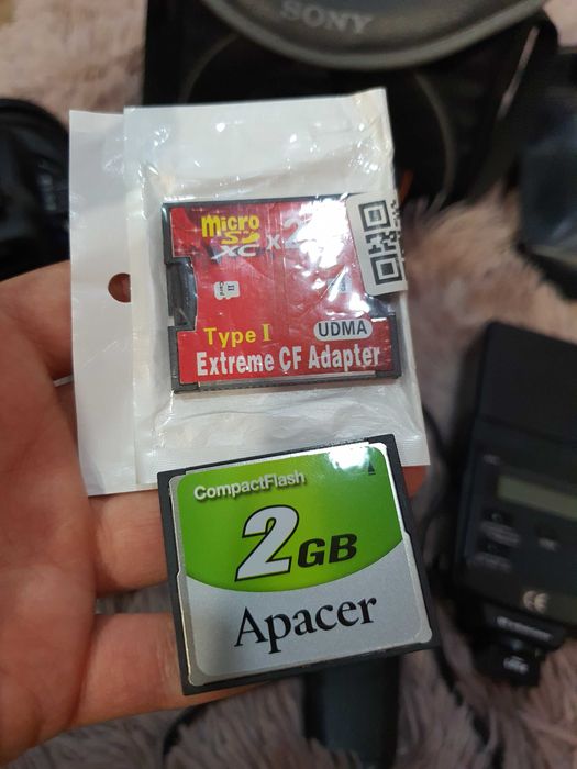 DSLR Фотоапарат Sony А350 + светкавица + дистанционно