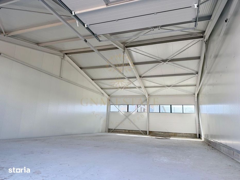 Hala industriala modulara cu showroom  Drum Intre Tarlale