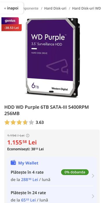 NVR Hikvision ACuSense DS-7616NXI-I2/S(E), 16 canale, 8 MP, + HDD 6 Tb