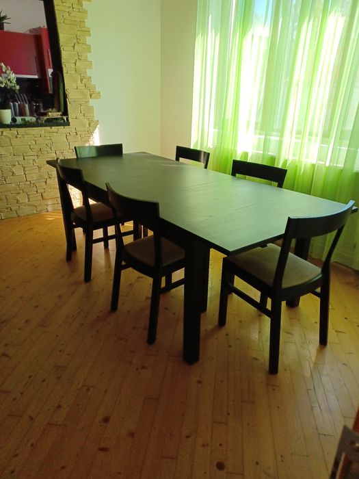 Masa extensibila + 6 scaune