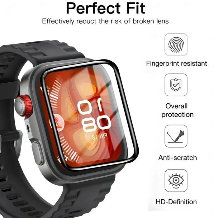 Huawei Watch Fit 4 / 4 Pro / Fit 3 / 5D извит протектор за цял екран
