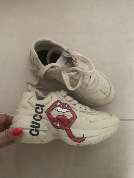 Pantofi pentru copii piele Gucci
