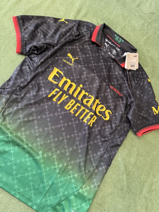 Tricou Ac Milan x Off White x Puma S nou new
