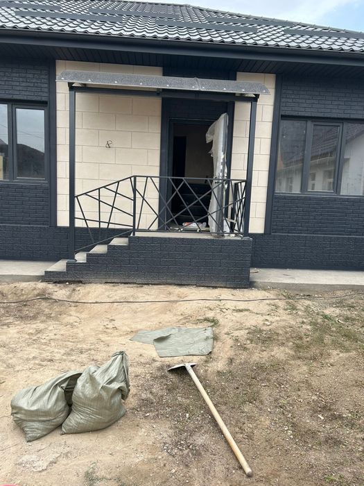 Навес варота перила забор