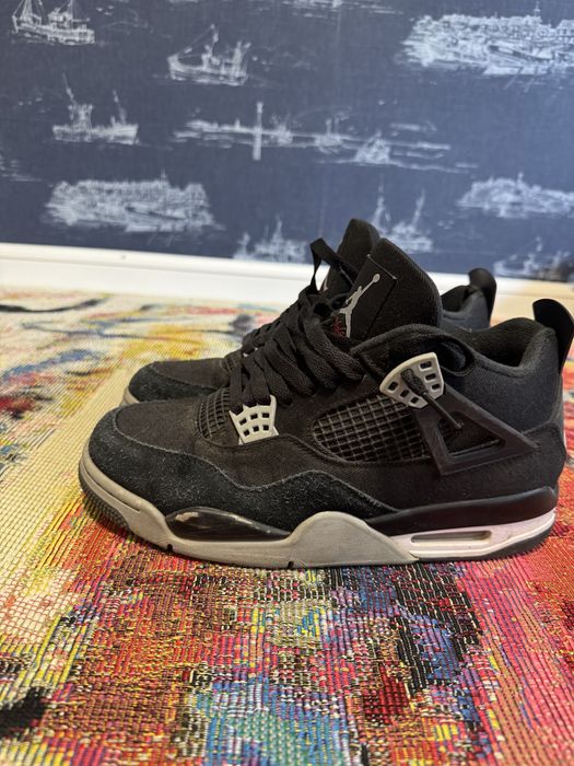 Jordan 4 Black Canvas