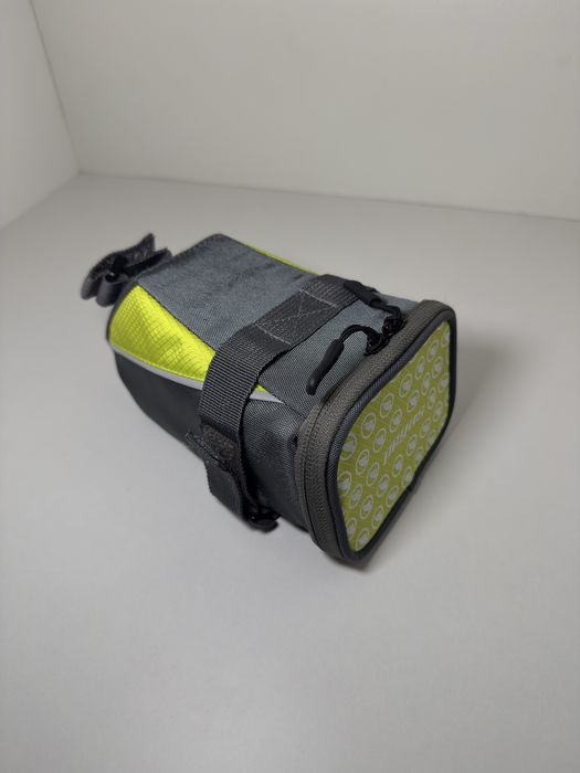 Geanta Sa bicicleta - Pegas cu Semnal Luminos Gri cu Galben