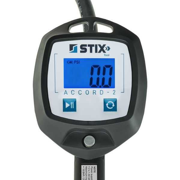 Пистолет за помпане на гуми с дигитален манометър LCD дисплей STIX