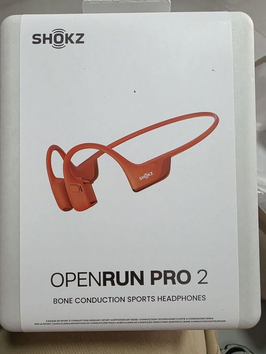Casti audio waterproof Shokz OpenRun Pro 2-Portocaliu
