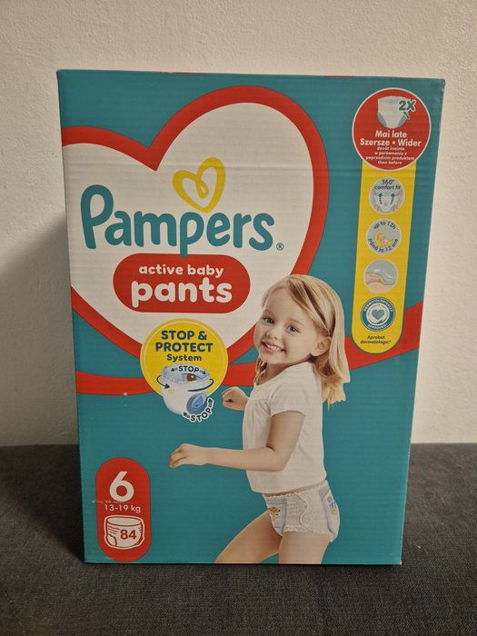 Scutece chilotei Pampers Pants Nr. 6, 84 buc