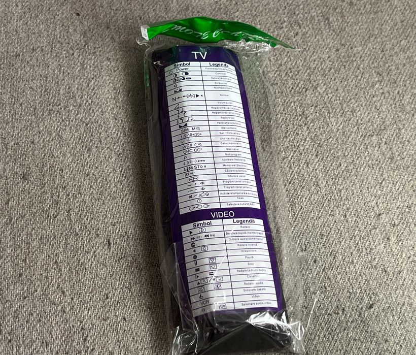 Telecomanda universala Alien 2555AA pentru TV si Video noua sigilata