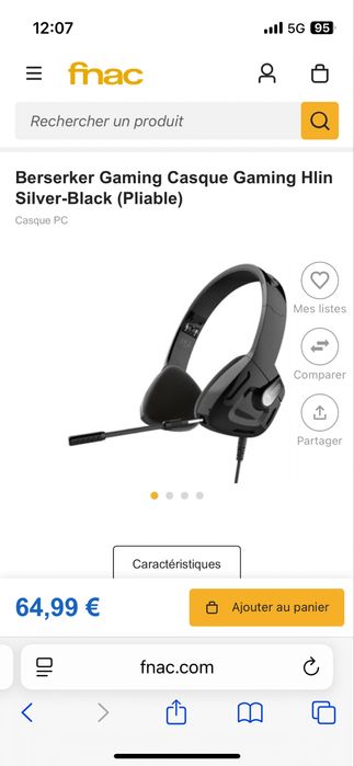 Casti Gaming cu microfon